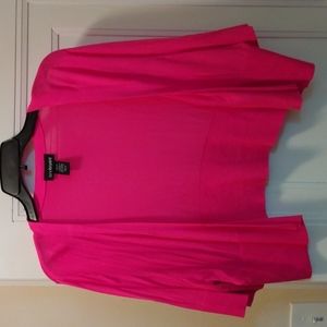 Pink crop cardigan sweater size 18/20 by Lane Bryant